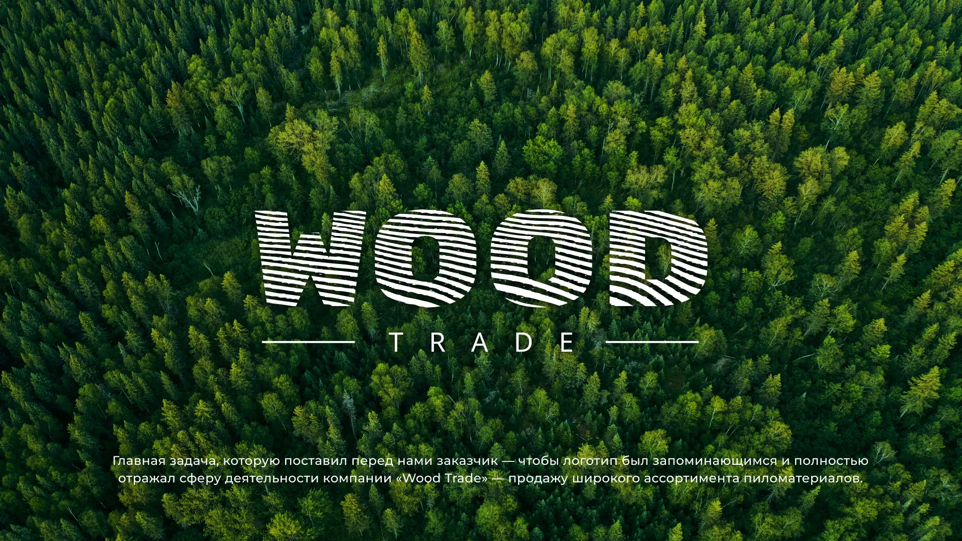 Разработка логотипа для компании «Wood Trade» в Куйбышеве